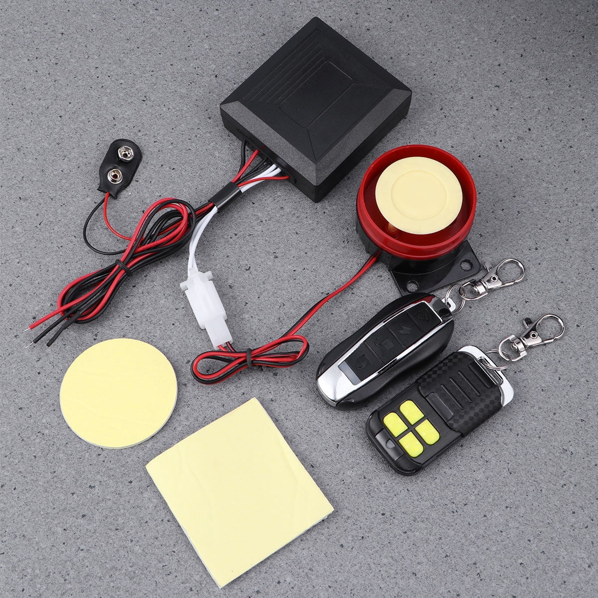 FELTECHELECTR 1Set Motorcycle Anti Theft Security Alarm System with Ergonomic Design for Rider Comfort