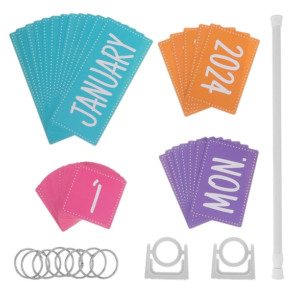 FELTECHELECTR Multi- Calendar Cards for Classroom Decoration and Simple Installation