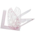 thumbnail image 1 of FELTECHELECTR 1Set Multifunctional Ruler Sewing Ruler Clothing Design and Cutting with L Shape Triangle Curve Shapes, 1 of 8
