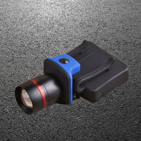 FELTECHELECTR 1Set PVC Hat Lamp for Fishing Headlamp Black Color