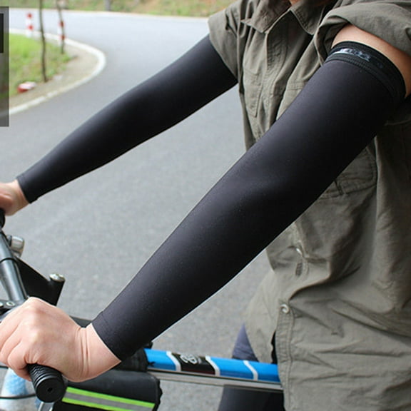 FELTECHELECTR 54Pack Sun UV Arm Cover L Silicone Anti Skid for Men Women Jogging Fishing Driving