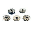 thumbnail image 1 of FELTECHELECTR 1Set Silver Bobbin Case for Sewing Machine Holds 4 Bobbins Suitable for Rother Newhome 2.0x2.0x1.3in, 1 of 5