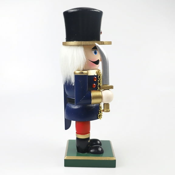 FELTECHELECTR 1Set Synthetic Material Nutcracker Craft with Photo Prop Function for Indoor Decor and Friends