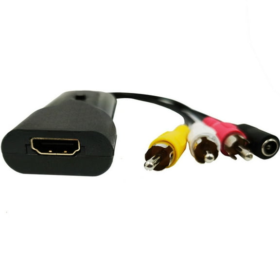 FELTECHELECTR 1Set USB Video Adapter for Streaming and NTSC Output Formats in Black