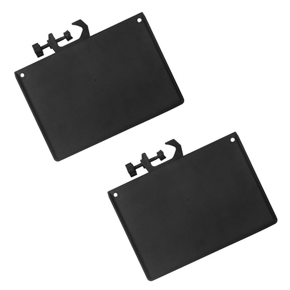 FELTECHELECTR  2 PCS Mobile Phone Live Broadcast Stand Adjustable Holders Black