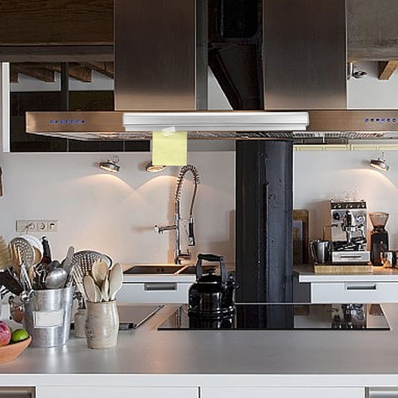 FELTECHELECTR 2 Pcs Ticket Rail Kitchen Simple Design Holder Self Adhesive