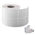 thumbnail image 1 of FELTECHELECTR 2000Pcs White Copper Paper Printer Tape Barcode Labels for Barcode Labeling, 1 of 8