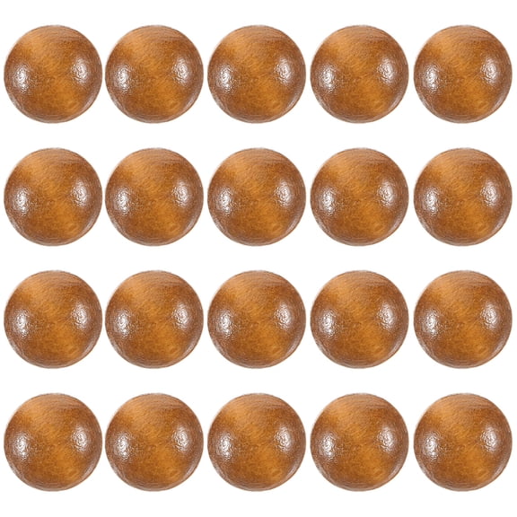 FELTECHELECTR 20Pcs Round Shaped Buttons for Shirts Multi Color Wooden Sewing Projects
