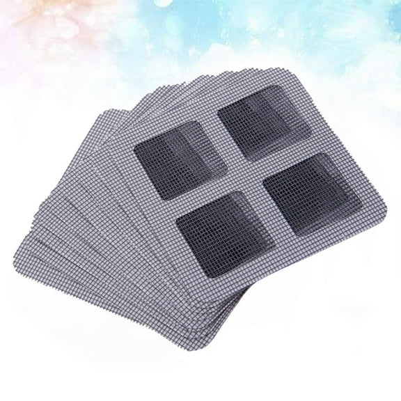 FELTECHELECTR 21Pcs Window Screen Tape for Indoor and Outdoor Use Dark Grey
