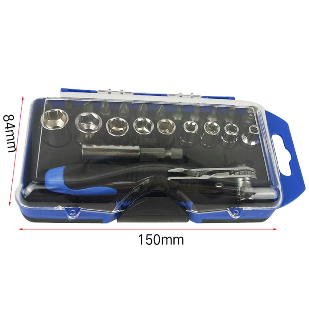 FELTECHELECTR 23Pcs Multi-Color Screw Driver Socket Vehicle and DIY ...