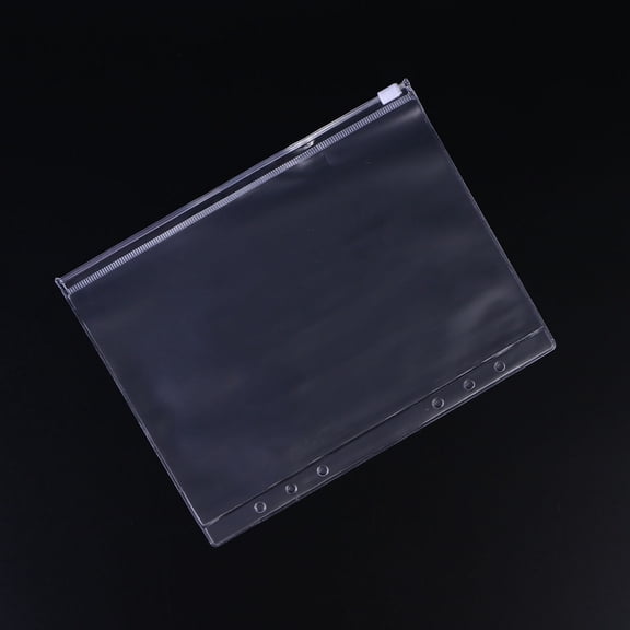 FELTECHELECTR 24Pcs Clear Document Folders for Professionals Secure Document Storage Envelope Shape 8.3x5.8x0.1in
