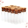 thumbnail image 1 of FELTECHELECTR 24Pcs Tiny Wishing Bottles in Khaki 3x11cm Size Ideal for Home Parties and Gifting, 1 of 8