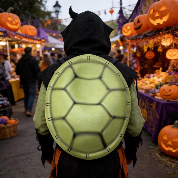 FELTECHELECTR 2Pcs Costume Turtle Shell for Friends Party Accessory