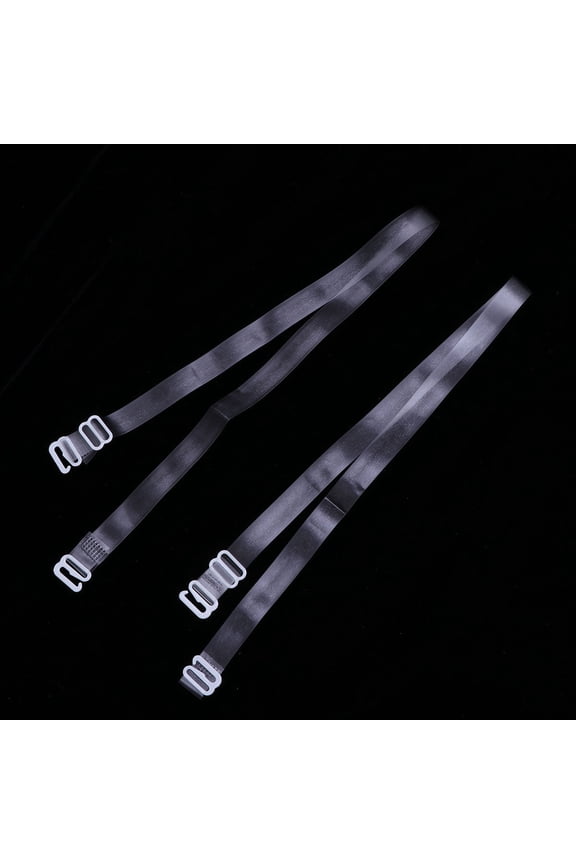 2Pcs Invisible Bra Strap Clear Shoulder Support Non Slip Adjustable for Women