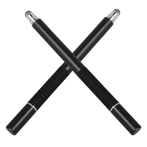 FELTECHELECTR 2Pcs Metal Touch Pen Stylus with Writing Ballpoint Function for Users of Capacitive-touch Screen Devices