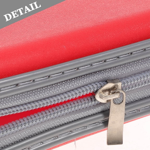 FELTECHELECTR 2Pcs Red Plastic CD/DVD Case for Dustproof and DVD Storage Case