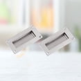 thumbnail image 1 of FELTECHELECTR 2Pcs Stainless Steel Sliding Door Pull Handle for Cupboard 4x2in, 1 of 8