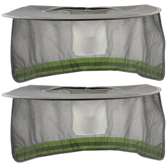 FELTECHELECTR 2Pcs UV Protection Hard Hat Accessories With Wide Brim Grey