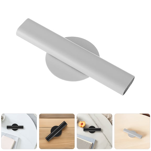 FELTECHELECTR flower tubes Black and White Small Adhesive Nordic Style Wall Decor Vase 2 Pcs