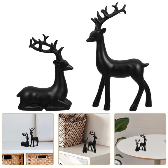 FELTECHELECTR 2-Pack Decorative Figurines for Home Decor, Tabletop Ornaments Ideal for House Owners and Interior Designers