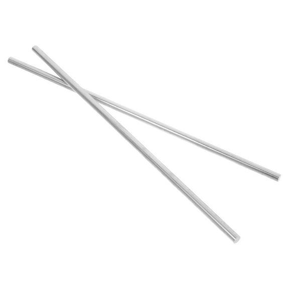 FELTECHELECTR 2pcs Metal Rods for Crafts in Silver Suitable for Physics Lab and Educational Activities