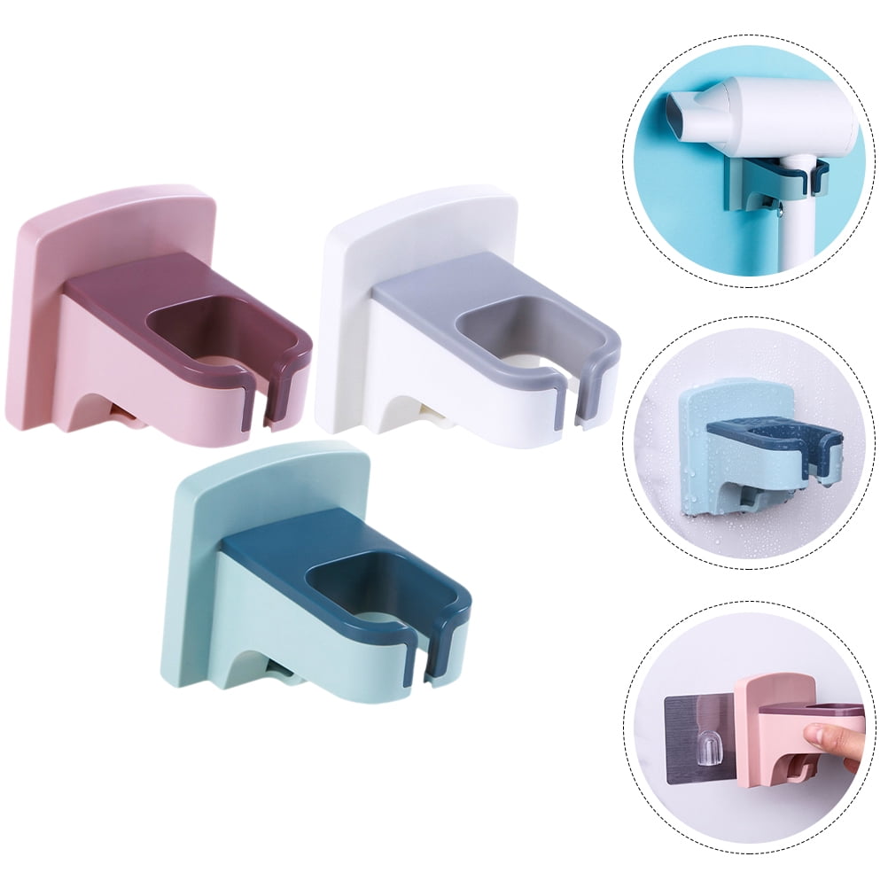 FELTECHELECTR 3 Pcs Hair Dryer Storage Rack Blow Racks Drying Holder ...