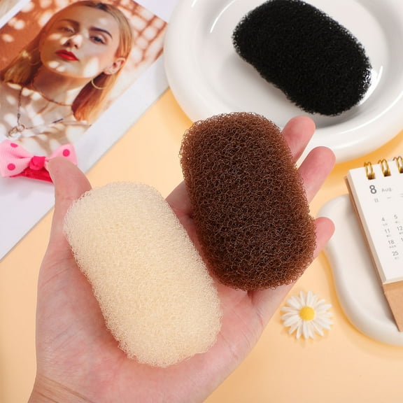 FELTECHELECTR  3 Pcs Hair Volumizer Inserts Bumps up Clip Volume Tools Root Styling Clips Travel Woman