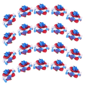 FELTECHELECTR 30-Pack Artificial Rose Garland with PVC Material for Wall Decoration, Multi-Color