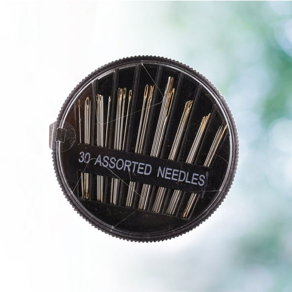 FELTECHELECTR 30Pcs Needle for Sewing Stainless Steel Large Hole Design Threading with Wool Yarns Crafts Home Use