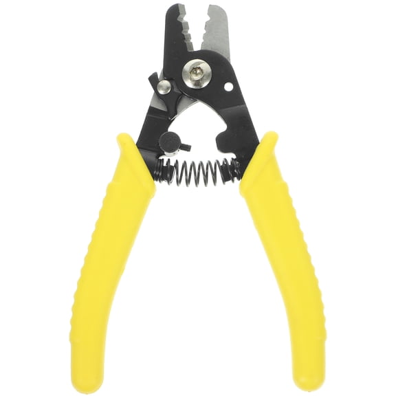 FELTECHELECTR Cable Pliers with Ergonomic Grip and Precision Calibrated Aperture, Yellow Finish