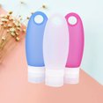 thumbnail image 1 of FELTECHELECTR 3Pcs Lotion Container Travel Size Reusable Squeezable For Shampoo And Shower Gel, 1 of 8