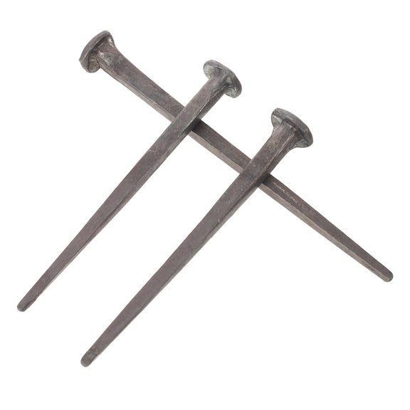 FELTECHELECTR 3pcs Antique Wrought Iron Nails for Handmade Cross, Symbolic Art