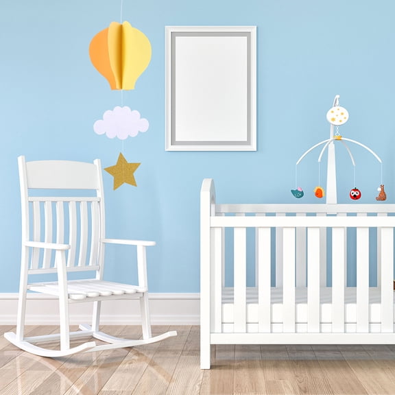 FELTECHELECTR 3pcs Hot Air Balloon Hanging Ornaments For Nursery Bright Ceiling Decor For Rooms Party Decorations Sun Gentle