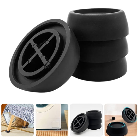 FELTECHELECTR  4 Pcs Washing Machine Mat Rubber Anti-slip Foot Pads