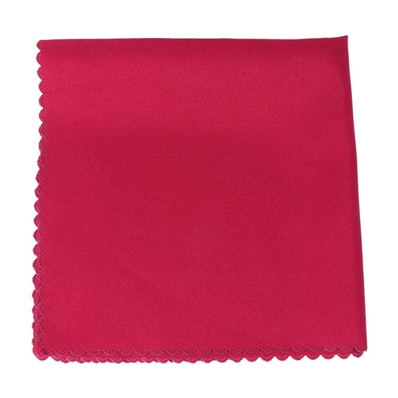 FELTECHELECTR 45x45In Wine Red Polyester Napkin Cloth Dresser Table Cloth for Indoor Family Dining Party 4Pcs