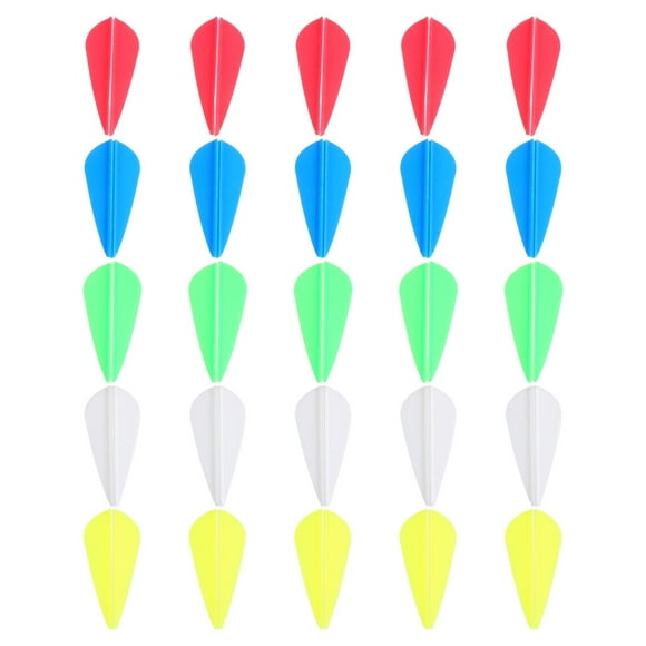 FELTECHELECTR 48Pack Quick Fletching for Arrows Water Drop Shaped Accessories