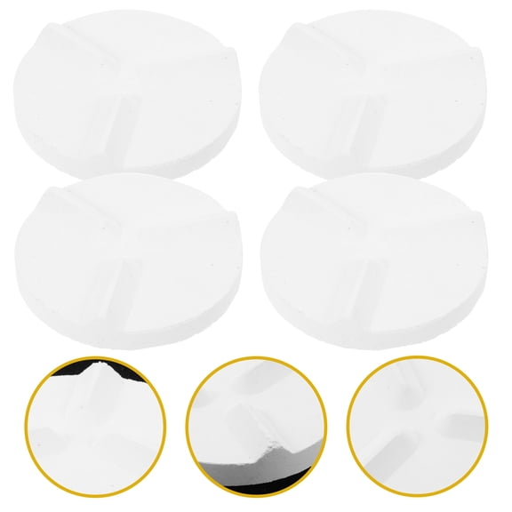 FELTECHELECTR Pottery Tools Supplies White 4Pcs 2.2In Round