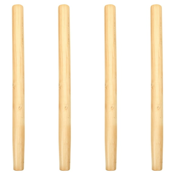 FELTECHELECTR Ergonomic Wood Tool Handle, Non-Skid and Durable, for Shovels and Hoes, 4Pcs