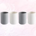 thumbnail image 1 of FELTECHELECTR 4Pcs Toothbrush Mug PP Material Simple and Clean Design for Bathrooms, 1 of 8