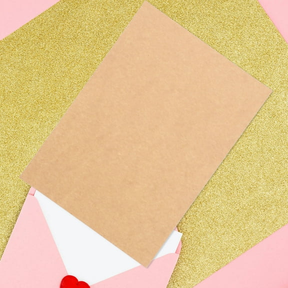 FELTECHELECTR 50 Sheets Letter Writing Stationery Lined Stationery Paper Brown Retro Style for Adults