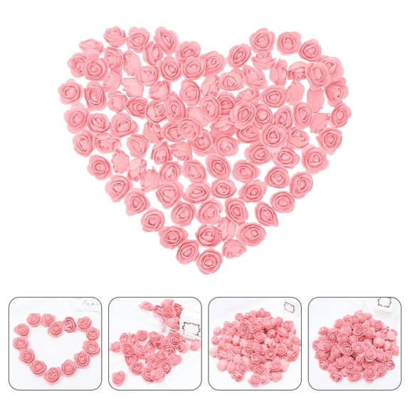 FELTECHELECTR 50 Pcs Foam Rose for Crafts, Wedding Decorations, Floral Arrangements, and Romantic Events