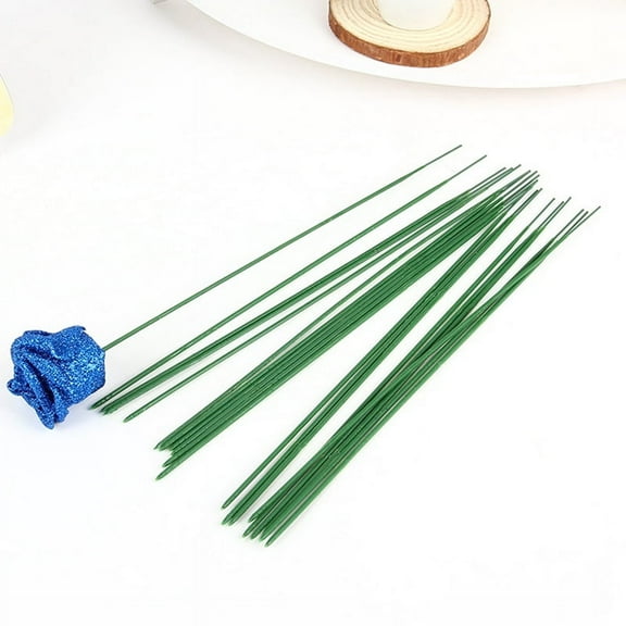 FELTECHELECTR 50Pcs Craft Flower Wire for Floral Arrangements and Decorations
