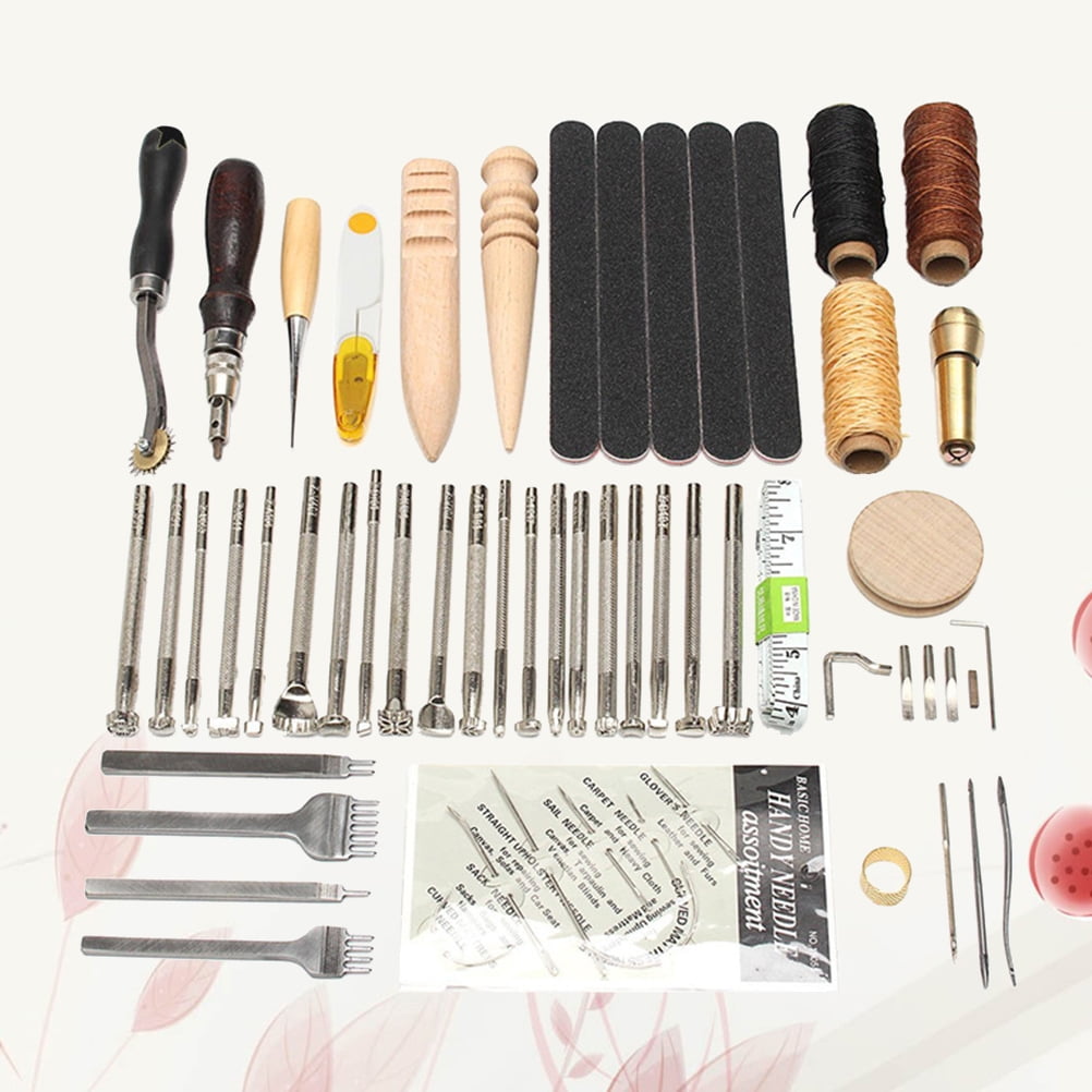 FELTECHELECTR Sewing Needles Wood Diy Hand Tool For Diy Enthusiasts Sewing And Repairing 59Pcs Set