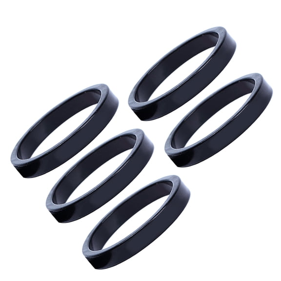 FELTECHELECTR 5-Pack Aluminum Alloy Stem Headset Spacers for Road Bikes, Compatible with Fork and Stem, Cycling Accessories