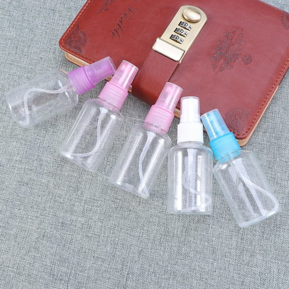 FELTECHELECTR 5Pcs Tiny Spray Bottles 11.8X1.5X1.5Inch Non-Leak Portable Plastic
