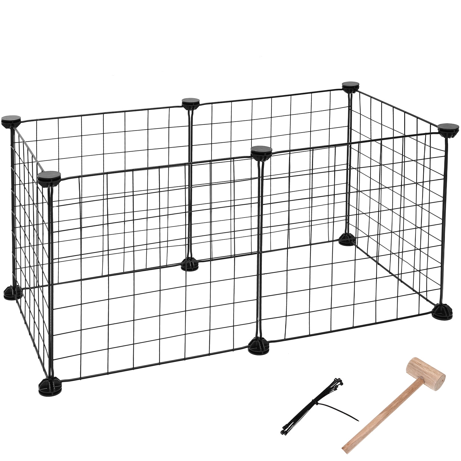 Image showcasing FELTECHELECTR 6Pack Dog Crates Metal Dog with Locking Mechanism in ...