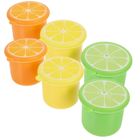 FELTECHELECTR 6Pcs Ice Cube Mold Silicone Non Stick For Freezer Diy Supplies Round Shape Assorted Color