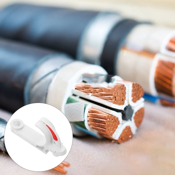 FELTECHELECTR Cable Support Fasteners For Mining Cables Plastic 6Pcs 5.55X2.83X1.18In