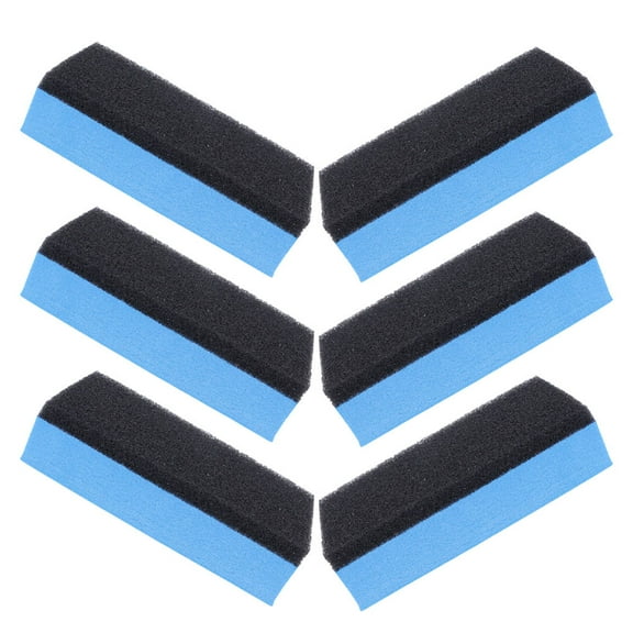 FELTECHELECTR 6Pcs Sponge Applicator Pads for Car Cleaning Portable Wax Buffing Tools
