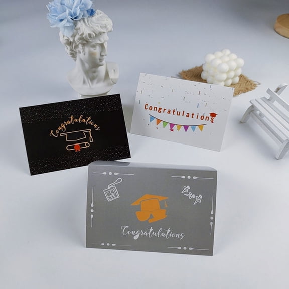 FELTECHELECTR Graduation Season Cards Invitation Various Parties 6 Sets 7.86x5.89in